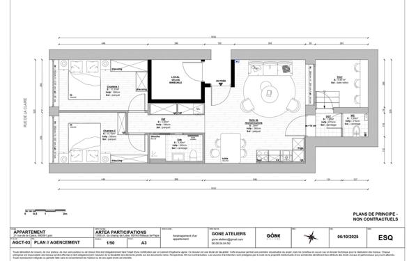 Appartement à vendre    3 pièces • 55 m2 Lyon 9