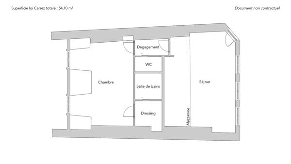 Appartement Paris 3e - RUE DU TEMPLE / SAINTE-AVOYE