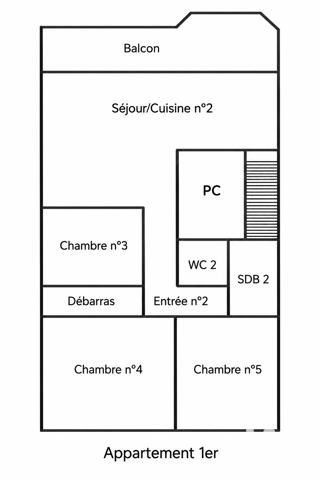 Immeuble à vendre 200 m² Moyeuvre-Grande