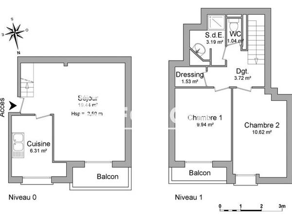 Location Appartement 3 pièces 55.79 m² - 16 AVENUE DU TECH Perpignan 66100