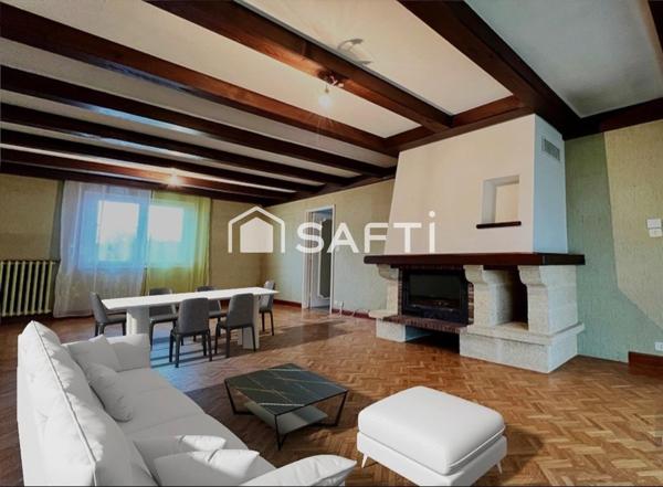 Maison individuelle - 4 chambres - Terrain clos