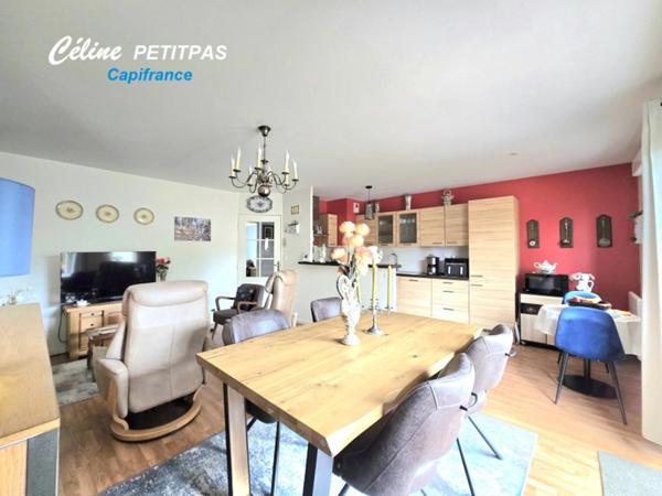 Appartement T3 proche du centre de St Thurial – 69m² habitable – jardin 63m²