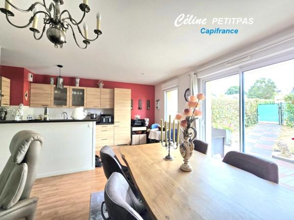 Appartement T3 proche du centre de St Thurial – 69m² habitable – jardin 63m²
