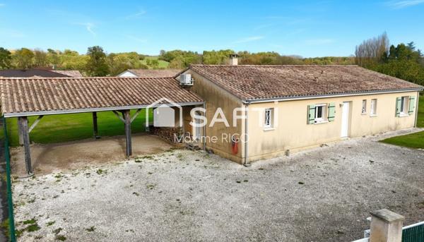 Maison 5 pièces 126m² plain-pied avec garage