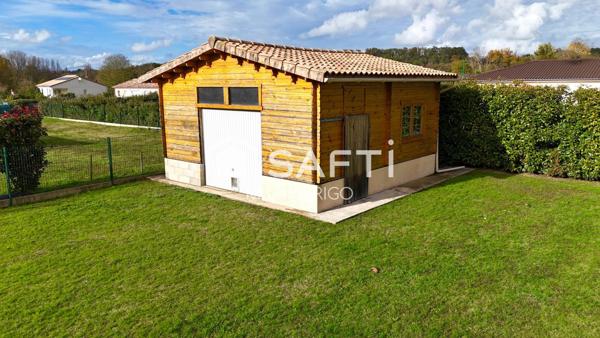 Maison 5 pièces 126m² plain-pied avec garage