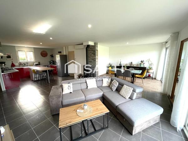 Maison 5 pièces 126m² plain-pied avec garage