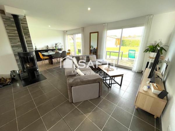 Maison 5 pièces 126m² plain-pied avec garage