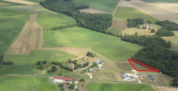 Terrain viabilisé de 3 132 m² avec accès direct à la piste d’aviation – Vicq-sur-Nahon (36600)