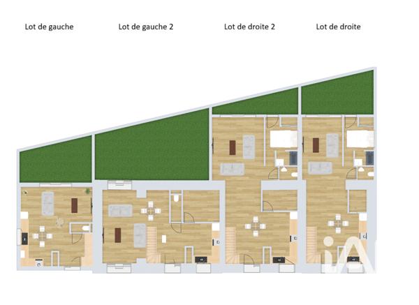 Immeuble à vendre 353,23 m² Lécousse