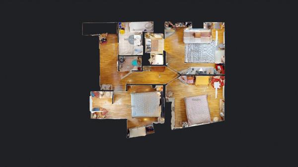 Lyon 5 - Point du Jour - Appartement de 87,69 m² - 3 Chambres - Double stationnement - Cave