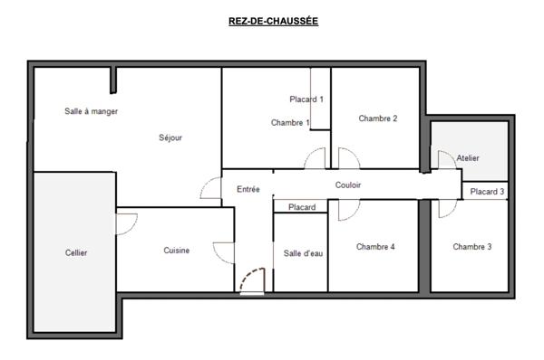 Maison individuelle de plain pied, 5 pièces LE CENDRE (63) avec jardin. Une belle opportunité de rénovation au cœur d'un secteur recherché
