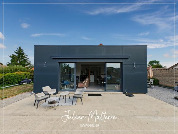 St-Just-St-Rambert, maison d'architecte 147 m², 4 chambres, garage double sur terrain de 985 m²