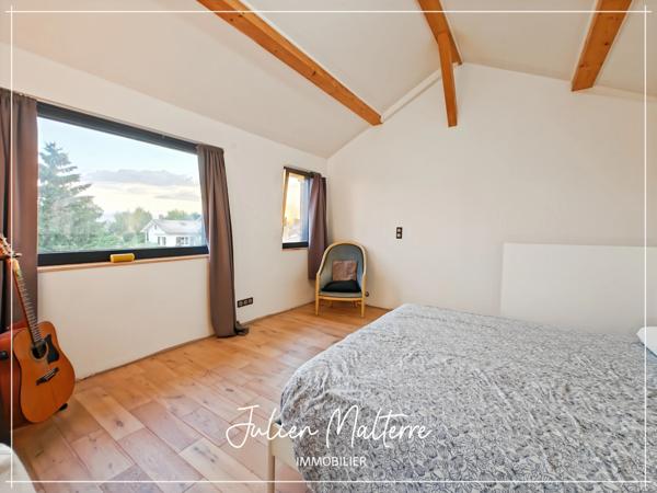 St-Just-St-Rambert, maison d'architecte 147 m², 4 chambres, garage double sur terrain de 985 m²