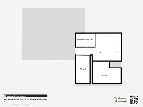 St-Just-St-Rambert, maison d'architecte 147 m², 4 chambres, garage double sur terrain de 985 m²