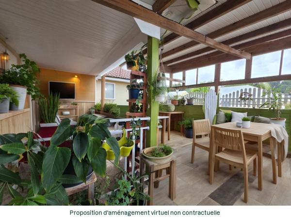 Maison 4 chambres + dépendance, à 5 min de Petit-Bourg, secteur résidentiel à Goyave