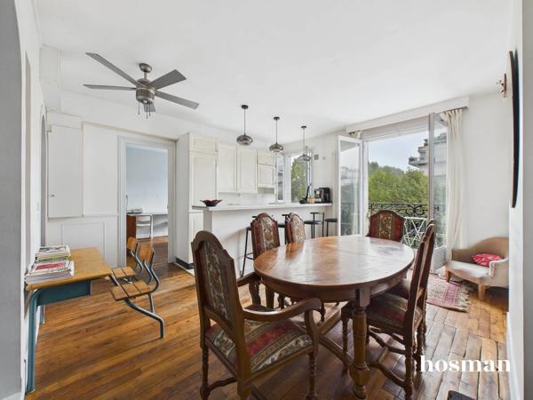 Appartement traversant lumineux 3 pièces - 65 m2 - Avaec balcons - Boulevard Bineau, Neuilly-sur-Seine