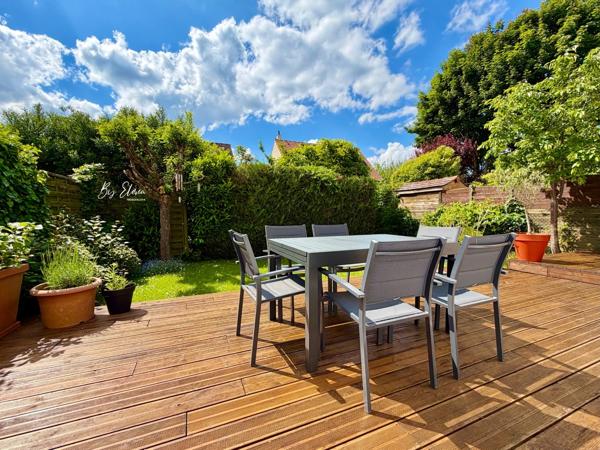 Maison de ville familiale sans travaux, 4 chambres, RER A à pied, jardin au calme sans vis-à-vis, Bussy-Saint-Georges (Seine-et-Marne), proche golf, tout à pied, Disney, à vendre