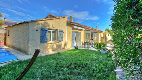 Miramas – Quartier Garouvin | Maison de plain-pied T4 d’environ 115 m² sur parcelle d’environ 322 m²