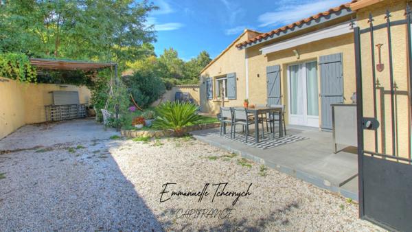 Miramas – Quartier Garouvin | Maison de plain-pied T4 d’environ 115 m² sur parcelle d’environ 322 m²