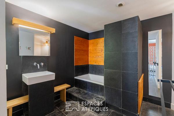 Riad contemporain avec patio et piscine au coeur de Saint-Victor