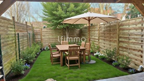 Maison de ville entièrement rénovée avec jardin