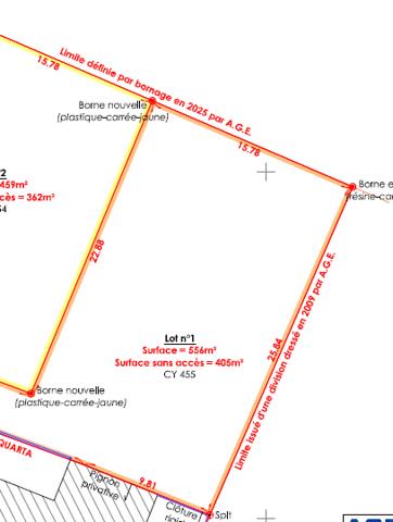 Achat terrain - 556m² - 44500 - La Baule-Escoublac
