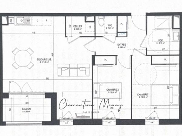 Appartement à vendre 3 pièces 71.5m2 de 2021 VENDOME (41)