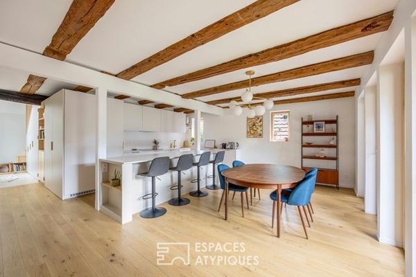 Maison vigneronne rénovée avec dépendance au coeur du village