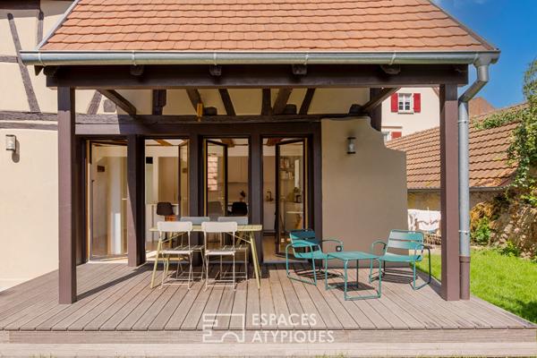 Maison vigneronne rénovée avec dépendance au coeur du village