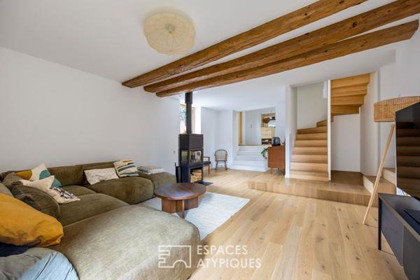 Maison vigneronne rénovée avec dépendance au coeur du village