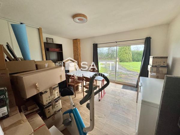 PAVILLON PLAIN PIED 3 CHAMBRES GARAGE A MELLE !