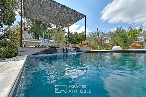 Lumineuse villa contemporaine avec bassin 15m