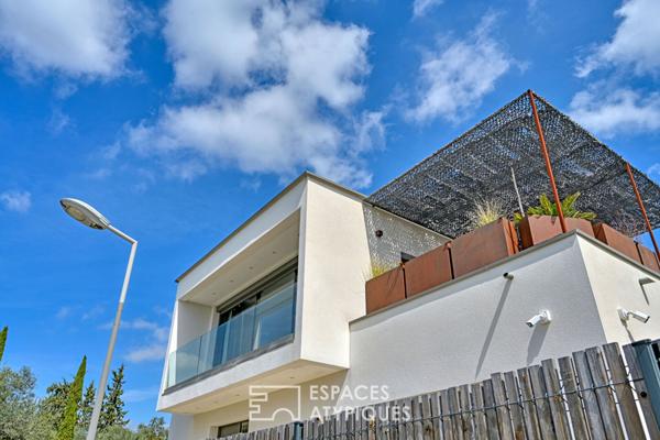 Lumineuse villa contemporaine avec bassin 15m