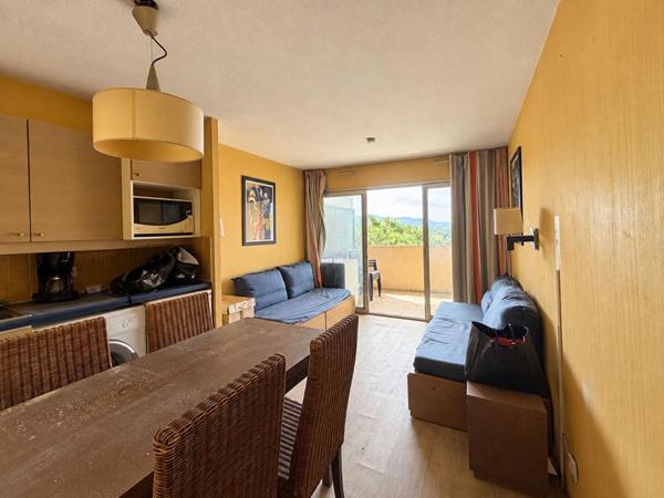 Appartement vue mer Cannes 2 pièces 30.20 m2 terrasse et parking
