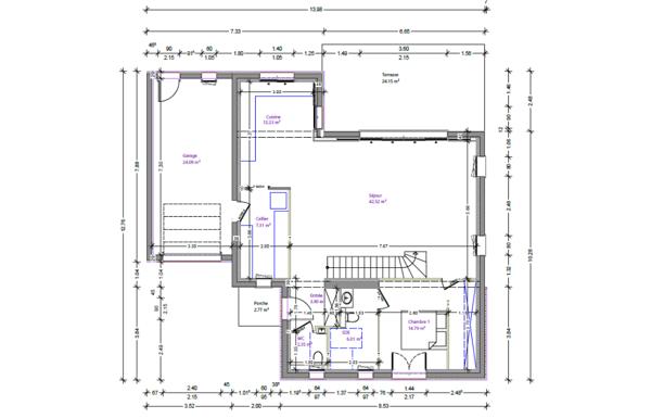 VILLA 5 PIECES 500 M CENTRE VILLE