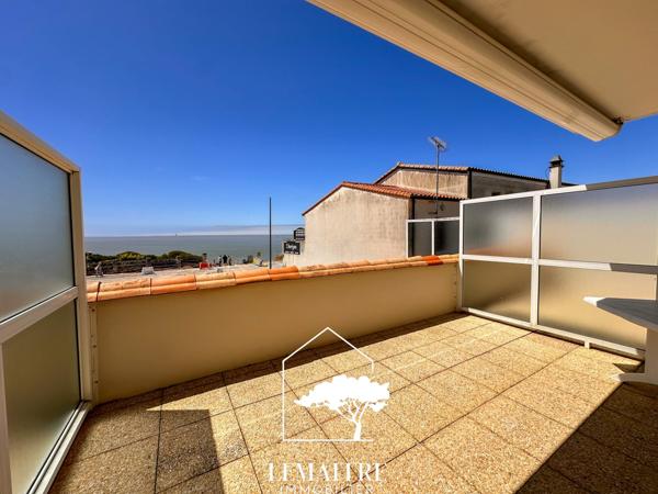 Appartement vue mer avec terrasse et parking