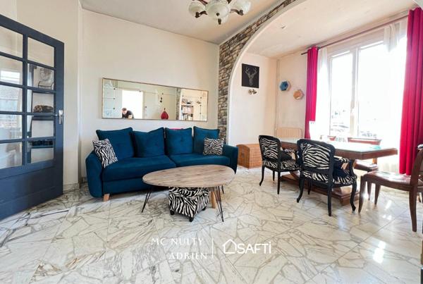 Maison 3 pièces 2 chambres 65m2 + combles