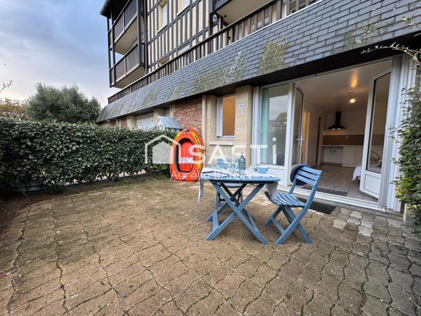 Appartement 25 m² en rez de jardin