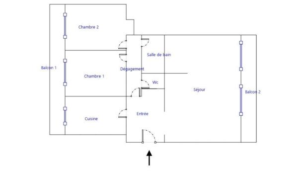 Paris (75014) APPARTEMENT AVEC VUE DÉGAGÉE