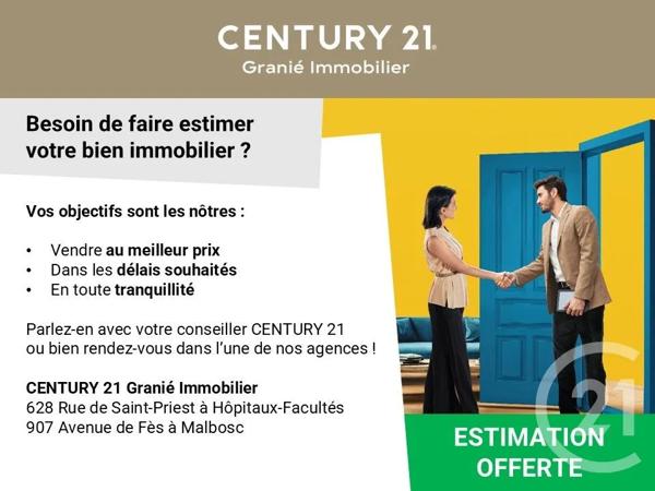 Parking à vendre  52 m 2   MONTPELLIER  - 34