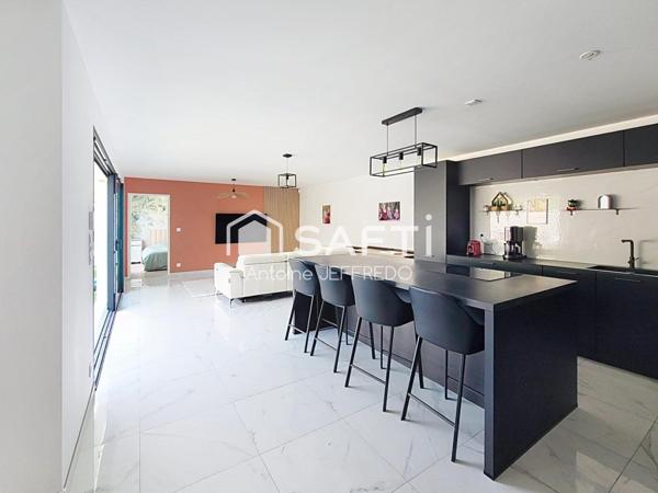 Maison contemporaine avec piscine, coup de cœur