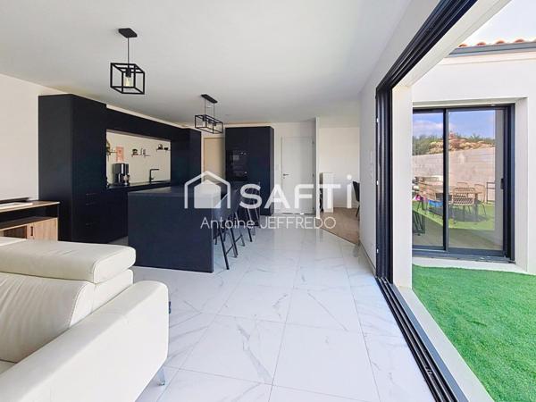 Maison contemporaine avec piscine, coup de cœur