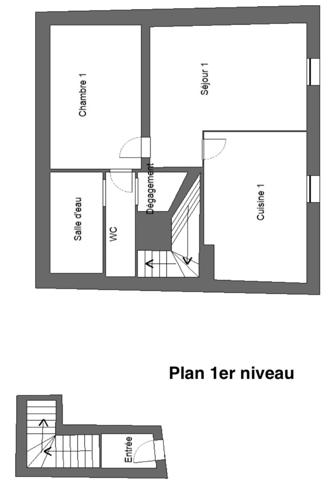 ALLAUCH VILLAGE – MAISON EN PIERRE À RÉNOVER - COMBLES et REZ DE CHAUSSEE AMÉNAGEABLES