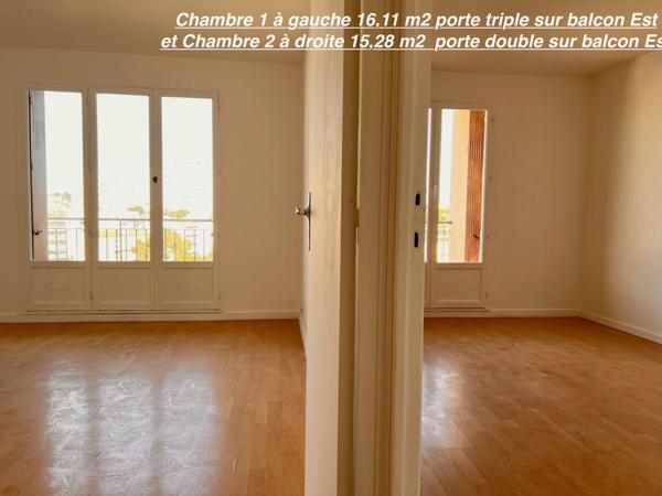 Rue Poucel - 13004 - Quartier résidentiel - T3 - 73m2  6ème étage + 2 Balcons/Terrasses + Cave  -  234 000 euro