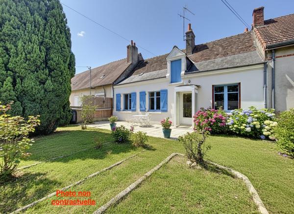 À vendre - Maison mitoyenne 2 côtés, 3 pièces située à Savigné-sur-Lathan (37340)