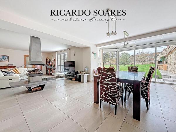 60870 VILLERS-SAINT-PAUL / LONGÈRE RÉNOVÉE / 213m² au sol / GRAND SÉJOUR 60m² / 4 CHAMBRES / TERRAIN 834m²