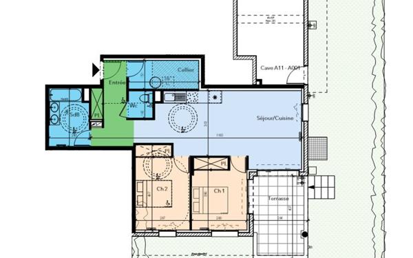 Appartement à vendre    3 pièces •  Lapalud