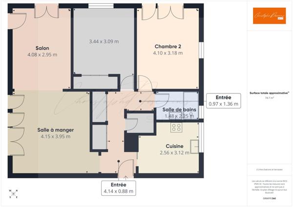 Appartement Vue imprenable sur la Mayenne