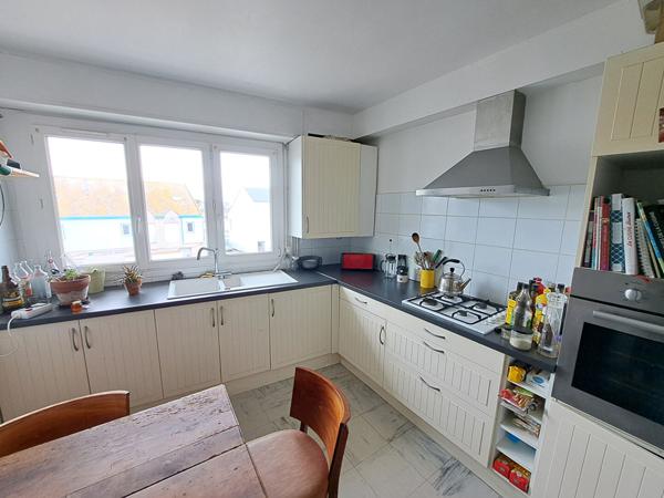 Concarneau centre-ville, appartement 3 pièces avec vue sur le port