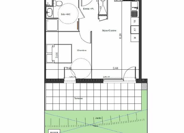 Appartement à vendre  2 pièces • 42 m2 La Seyne-sur-Mer